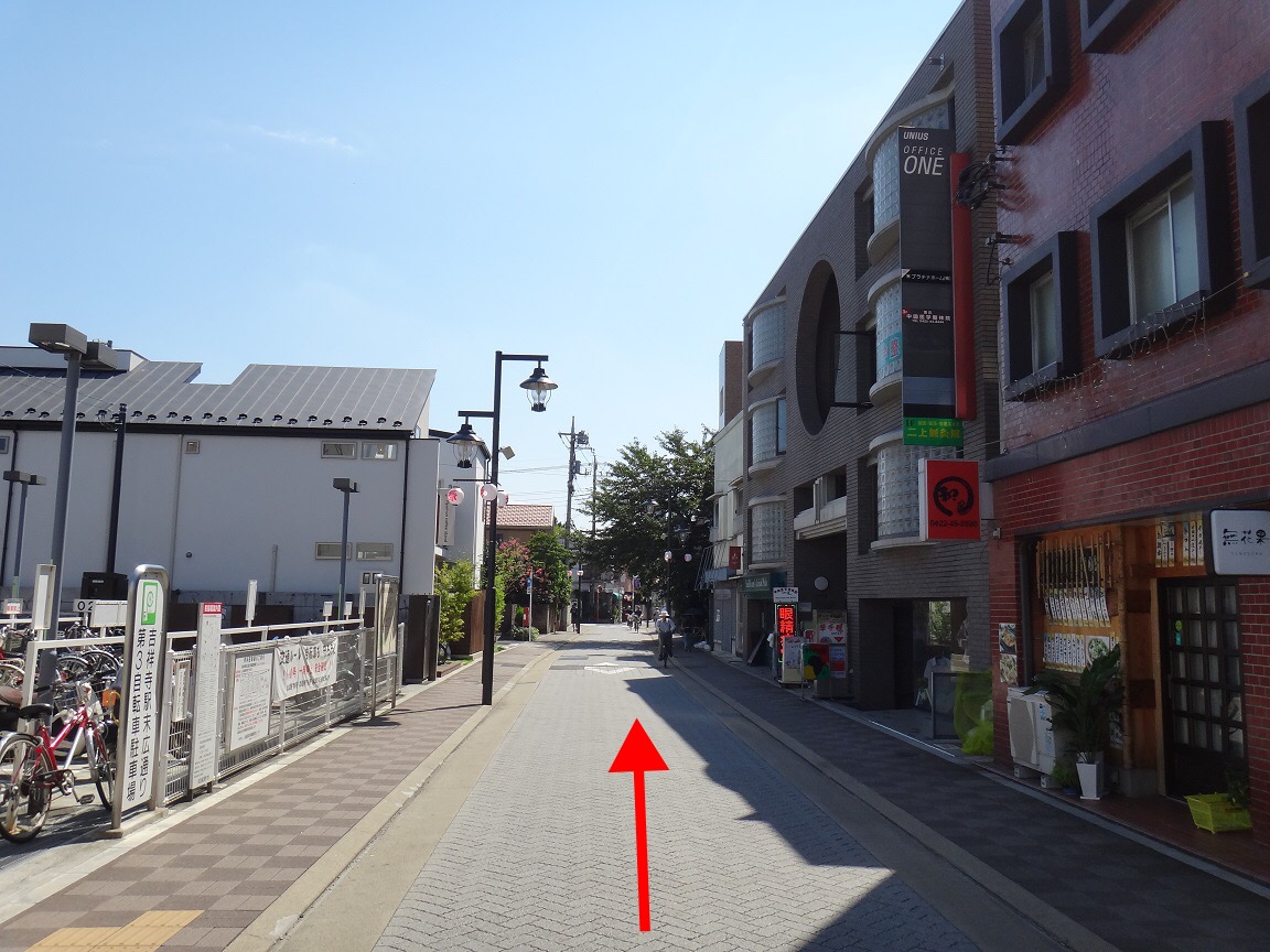 JR中央線 吉祥寺駅からコアド整体院までの道のり５